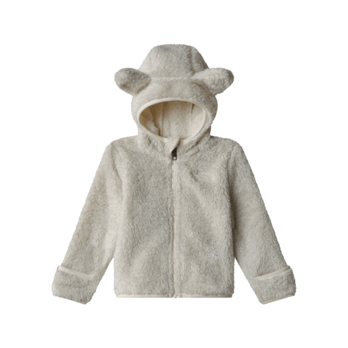 The North Face BABY CAMPSHIRE F/Z HOODIE WHITE DUNE/SPARKLE White Dune/Spar